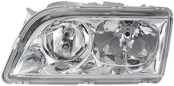 HELLA 1LG 007 861-451 Headlight Left, H7/H7, T4W, Halogen, Asymmetric, 12V, with high beam, with position light, with low beam, for left-hand traffic, with bulbs, with motor for headlamp levelling, ECE