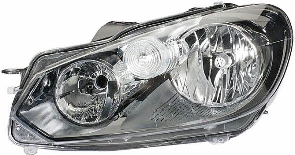 HELLA 1LG 009 901-231 Headlight Left, PSY24W, H7, W5W, H15, Halogen, FF, 12V, with daytime running light, with position light, with high beam, with low beam, with indicator, for left-hand traffic, with bulbs, with motor for headlamp levelling
