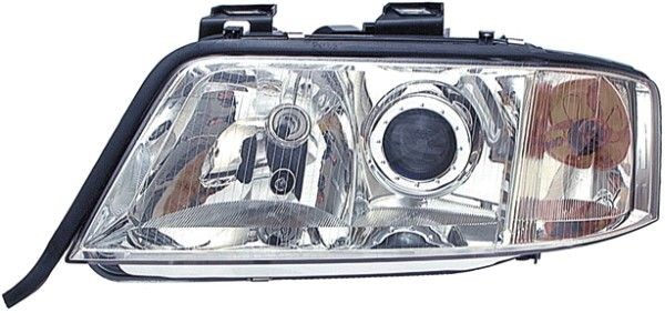 HELLA 1LL 007 821-291 Headlight Left, H7/H1, W5W, PY21W, H7, H1, Halogen, FF, DE, 12V, white, with low beam, with position light, with indicator, for left-hand traffic, without bulbs, without motor for headlamp levelling, ECE