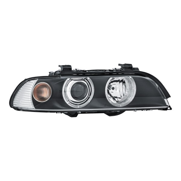 E1 1182 HELLA Right, PY21W, D2S/H7, D2S, H7, Xenon, DE, Halogen, Asymmetric, 12V, white, with low beam, with indicator, with position light, for left-hand traffic, with bulbs, with glow discharge lamp, with ballast, with motor for headlamp levelling Left-hand/Right-hand Traffic: for left-hand traffic Front lights 1LL 008 052-601 buy