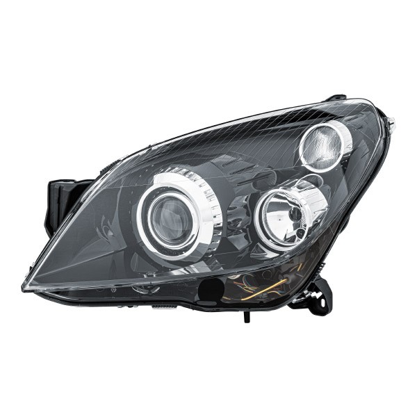HELLA 1ZS 008 710-311 Headlight Left, W5W, PY21W, D2S/H7, D2S, H7, Bi-Xenon, Halogen, 12V, Crystal clear, with indicator, with position light, with high beam, with dynamic bending light, with low beam, for right-hand traffic, with bulb, without control unit for dynamic bending light (AFS), with motor for headlamp levelling, without ballast, without glow discharge lamp, without ignitor
