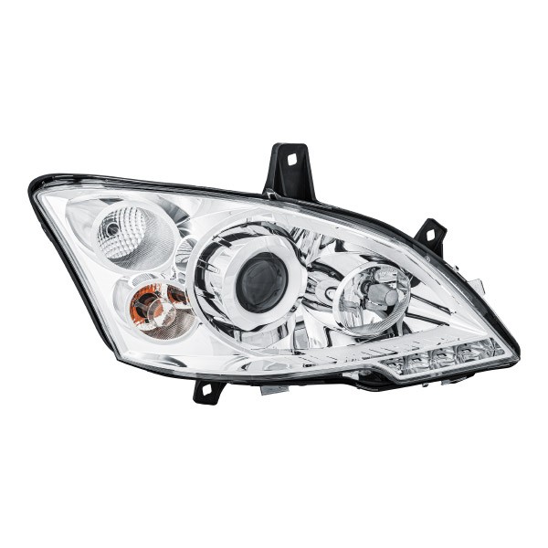 HELLA 1ZS 009 627-321 Headlight Right, PY21W, W5W, D1S/H7, D1S, H7, Bi-Xenon, 12V, with position light, with low beam, with daytime running light (LED), with indicator, with front fog light, with dynamic bending light, for right-hand traffic, with bulbs, with ballast, with glow discharge lamp, with motor for headlamp levelling