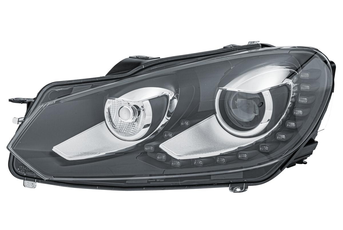 Bi-Xenon-Scheinwerfer mit LED-TFL für den Golf 6
