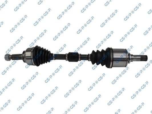 234261 GSP CV axle MAZDA Front Axle Left, 637mm, 6-Speed Manual Transmission, 6-Speed Manual Transmission, automatically operated