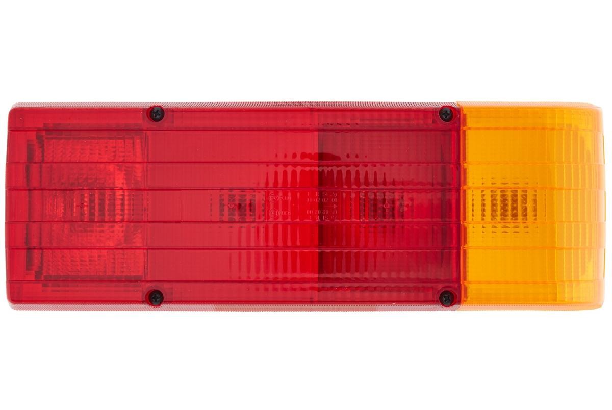 2SD004460-001 Combination Rearlight E17 9301 HELLA Right, Left, red/yellow, with bulbs