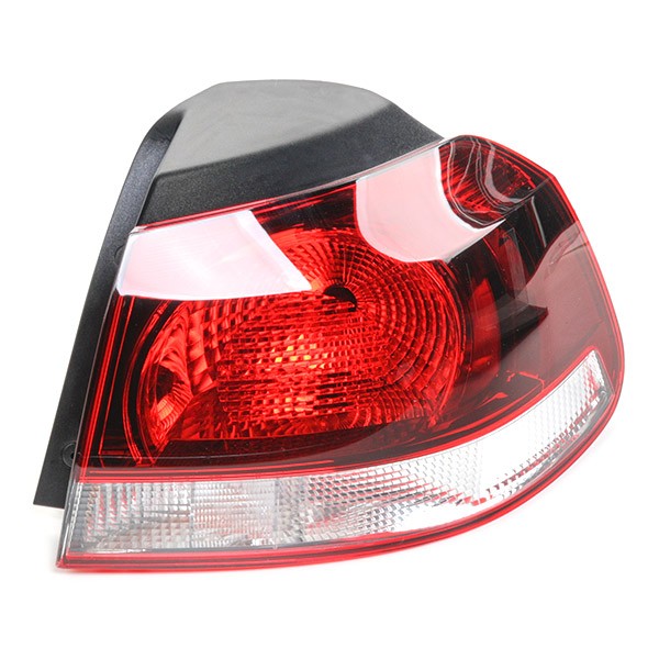 2SD009922-141 Rear tail light E1 2548 HELLA Right, Outer section, W16W, WY21W, 12V, clear/red, with bulbs, with bulb holder