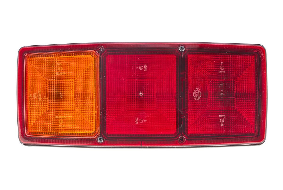 2SE003167-031 Rear tail light 2SE003167-031 HELLA Left, P21W, R10W, black, 12, 24V, without bulbs, with seal, with bulb holder