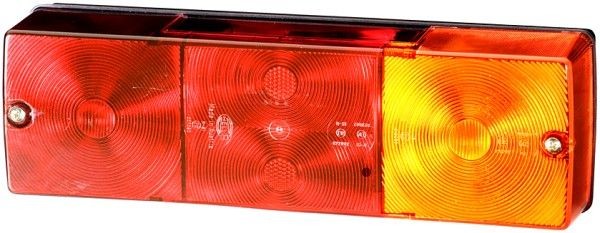 E12 16066 HELLA Left, Right, black, without bulbs Combination Rearlight 2SE 997 088-001 buy