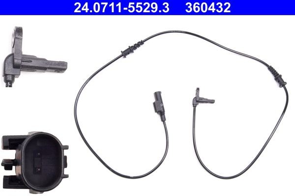360432 ATE 1135mm Length: 1135mm Sensor, wheel speed 24.0711-5529.3 buy