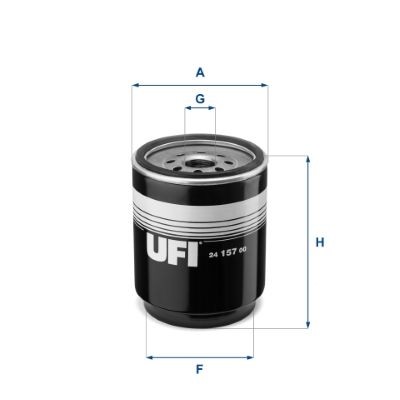UFI 24.157.00 Fuel filter Filter Insert