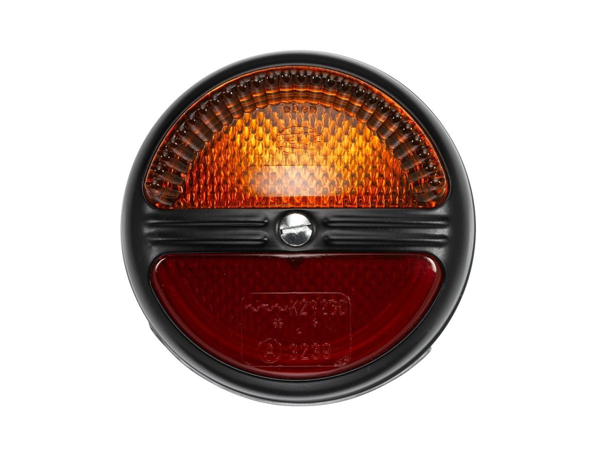 2ST003018-061 Combination Rearlight K 23260/1 HELLA Left, Right, red/yellow, black, without bulbs