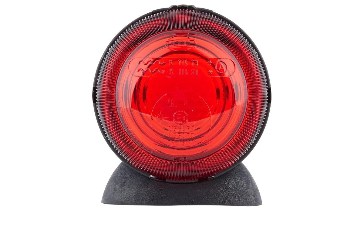 2TJ001633-211 Outline Lamp E1 11786 HELLA 24V C5W, Crystal clear, Red, Black, Left, Upper, Right