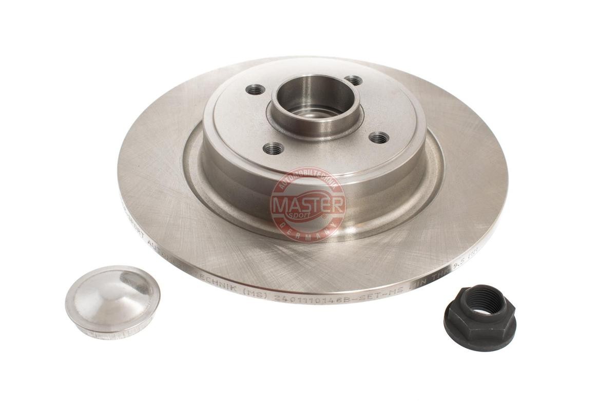 Brake disc MASTER-SPORT Rear Axle, 274x10,9mm, 4x100, solid - 2401110148B-PCS-MS