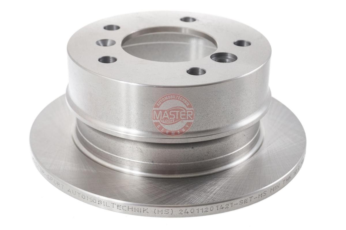 MASTER-SPORT 24011201421-PCS-MS Brake disc Rear Axle, 258x12mm, 5x130, solid, Alloyed/High-carbon