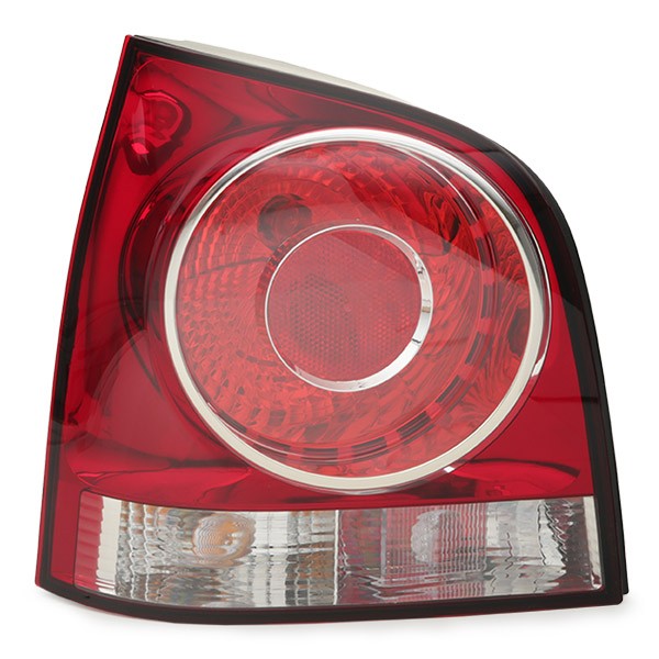 2VA965303-071 Rear tail light E1 1872 HELLA Left, P21/4W, P21W, PY21W, R5W, 12V, Crystal clear, red, with bulbs, with bulb holder