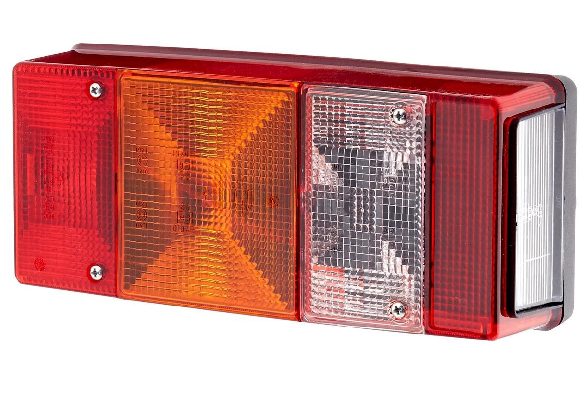 E6 1375 HELLA Right, red/yellow, black, without bulbs Combination Rearlight 2VD 007 547-181 buy