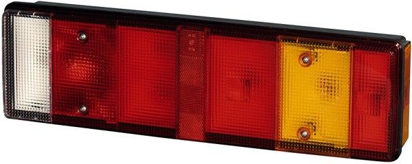 HELLA 2VD 008 204-151 Rear light Left, P21W, R5W, black, 24V, without bulbs, with bulb holder