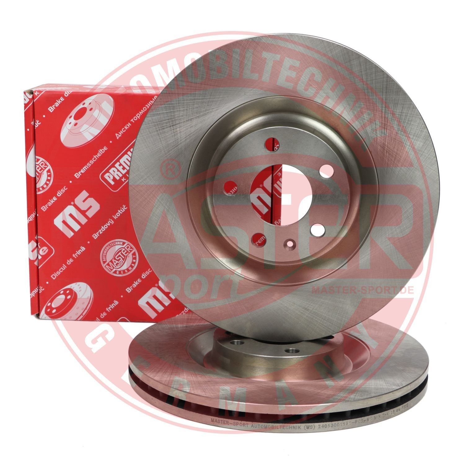 24013001191-SET-MS Brake discs BV213001191 MASTER-SPORT Front Axle, 345x30mm, 5x112, Vented, High-carbon