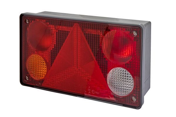 2VD340400-451 Combination Rearlight E1 864 HELLA Left, Multi-coloured, without bulbs, for trailer