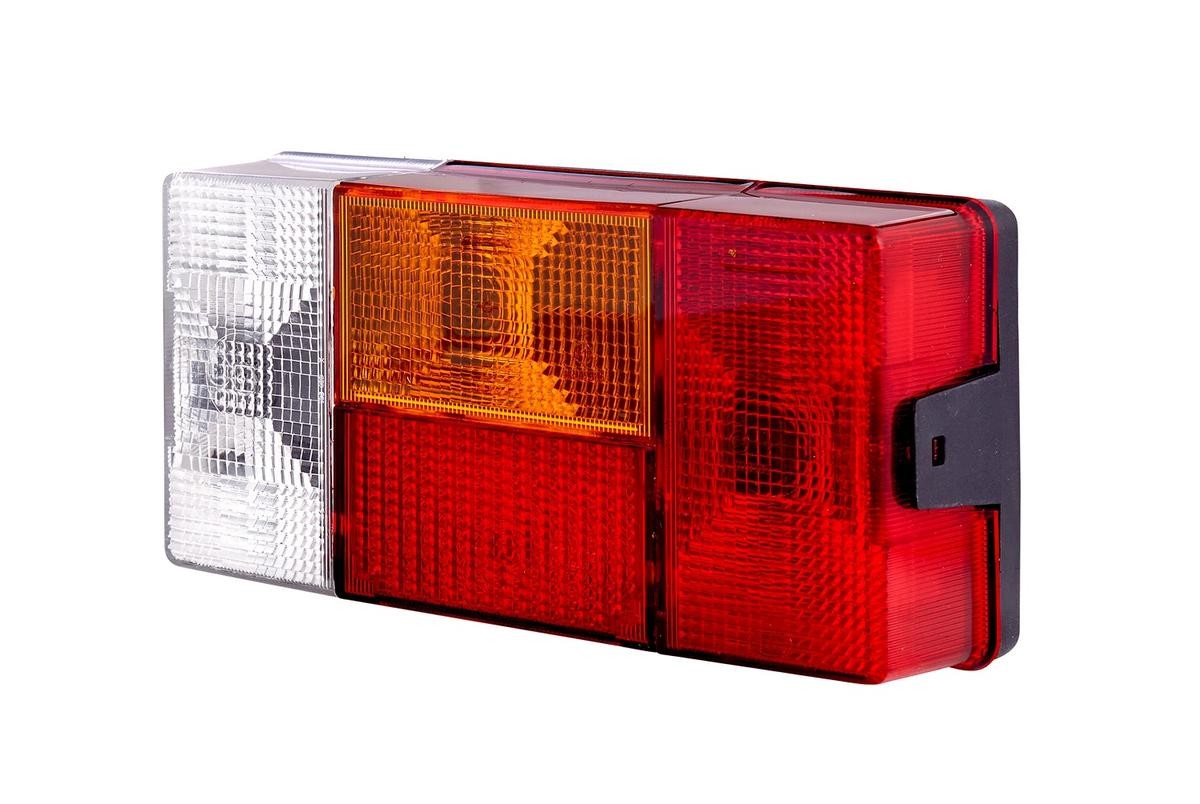 HELLA 2VP 006 040-351 Combination Rearlight Left, red/yellow, black, without bulbs