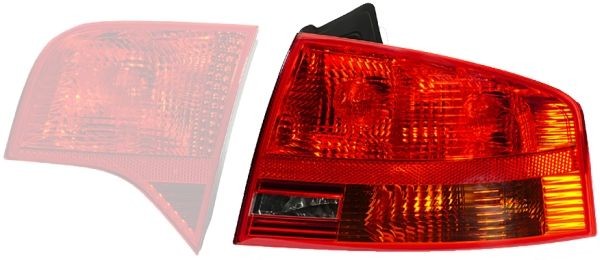 HELLA Rear tail light left and right AUDI A4 Saloon (8EC, B7) new 2VP 965 037-051