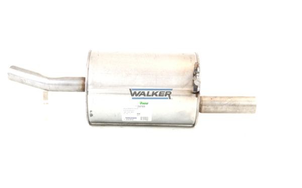 WALKER 24169 Rear silencer Length: 710mm, with pipe, without mounting parts