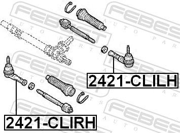 2421CLILH Outer tie rod end FEBEST 2421-CLILH review and test