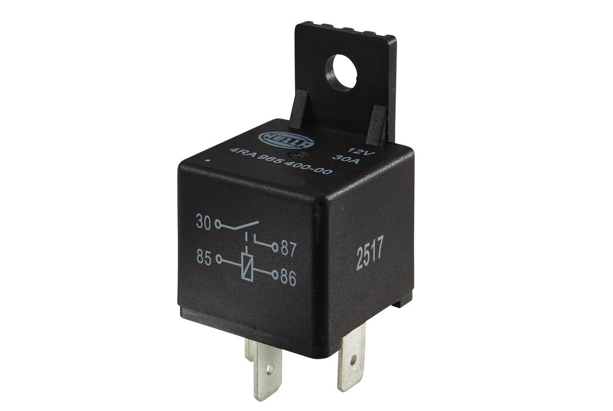 HELLA 30A, 4-pin connector Relay, main current 4RA 965 400-001 buy