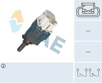 Buy Brake Light Switch FAE 24893 - Sensors, relays, control units parts RENAULT TWIZY online