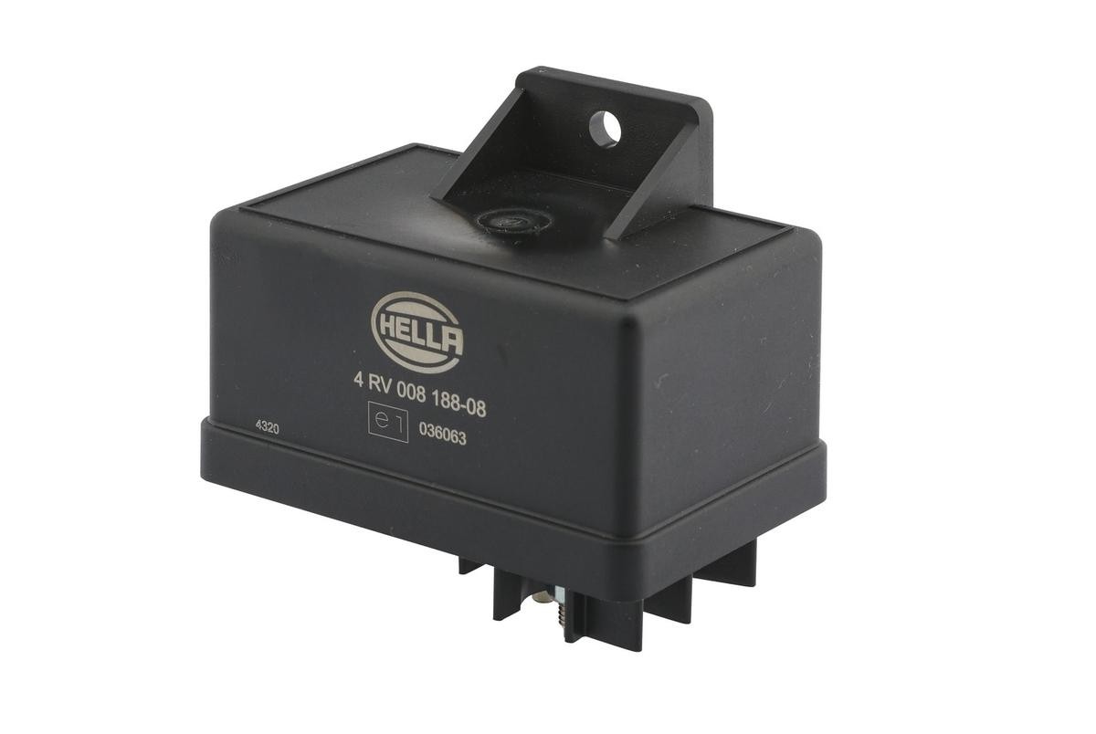 043108 HELLA without external temperature measurement, without post-glow time Voltage: 12V, Number of pins: 6-pin connector Control Unit, glow plug system 4RV 008 188-081 buy