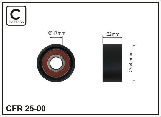 CAFFARO 25-00 Timing belt kit 93160244