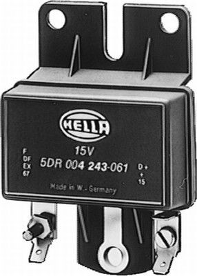 5DR 004 243-051 HELLA Alternator voltage regulator PEUGEOT Voltage: 12V