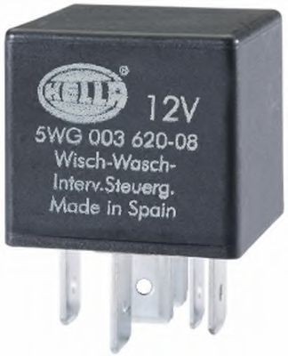 HELLA 5WG 003 620-081 Wiper relay without holder
