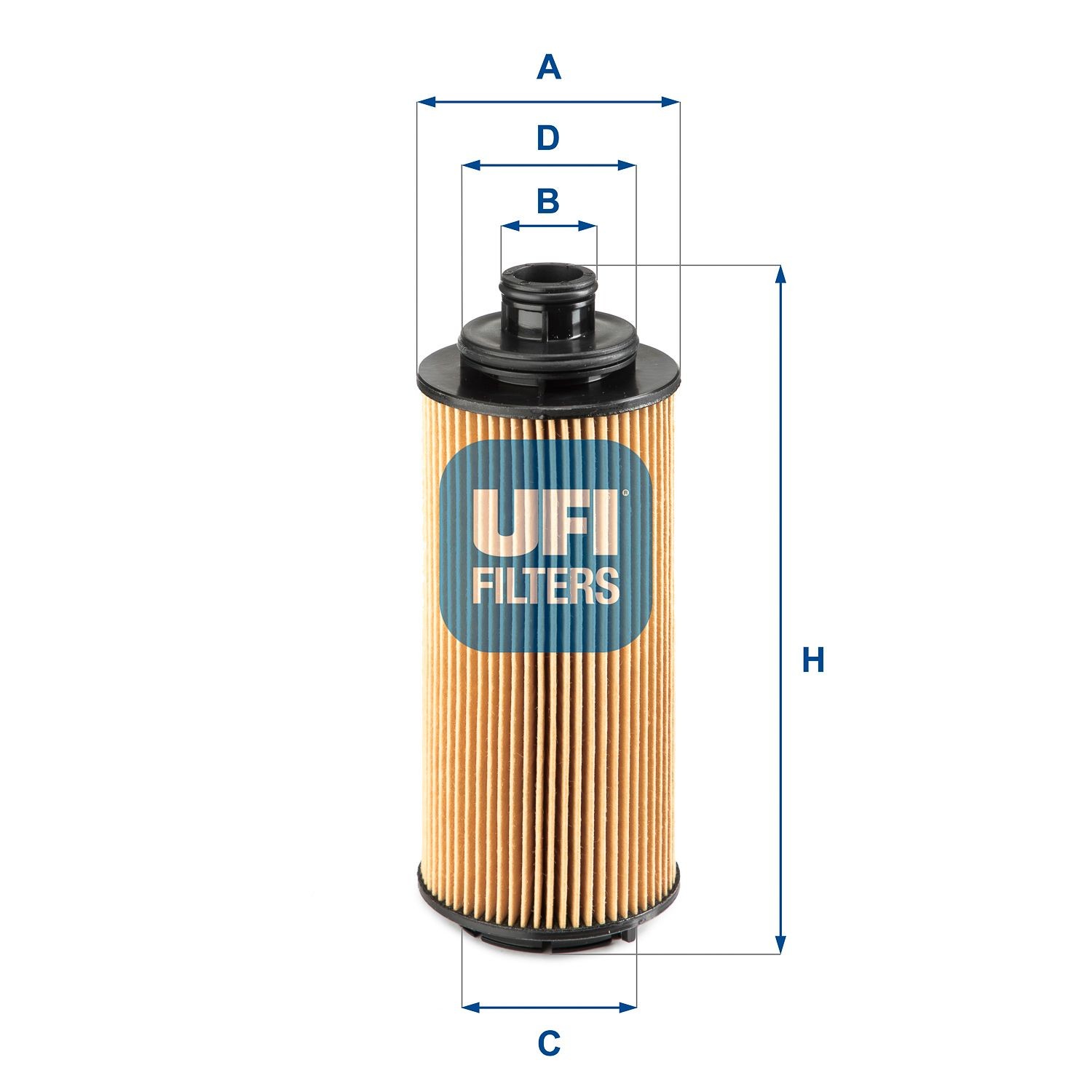 UFI Inner Diameter 2: 24,5, 28mm, Ø: 64, 44mm, Height: 161,5mm Oil filters 25.082.00 buy