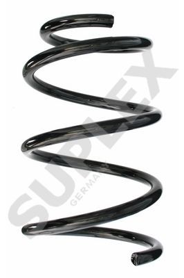 Suspension springs SUPLEX Rear Axle, Coil spring with constant wire diameter, red, silver - 25021