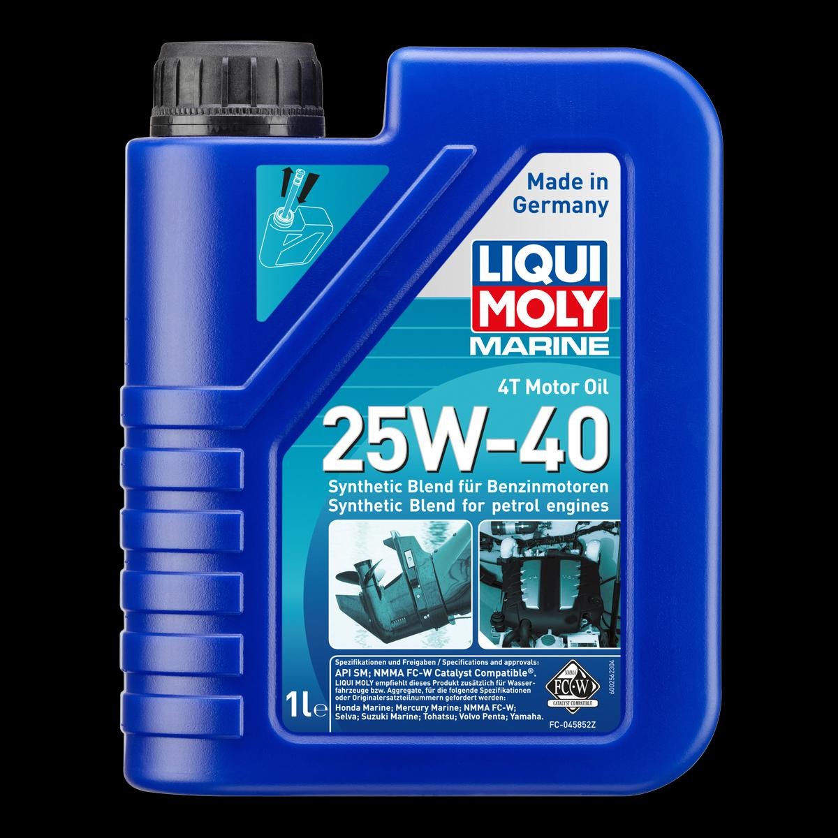 Automobile oil NMMA FC-W LIQUI MOLY - 25026 Marine, 4T