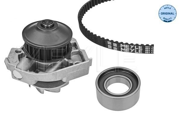 Timing belt kit with water pump MEYLE with water pump, ORIGINAL Quality, Number of Teeth: 129 L: 1032 mm, Width: 15 mm - 251 049 9000