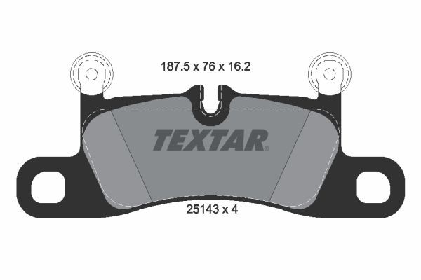 TEXTAR Bremsbelagsatz 2514301