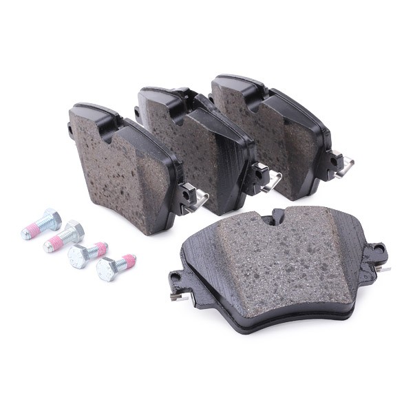 25617.185.1 Set of brake pads 25617 ZIMMERMANN prepared for wear indicator, with bolts/screws, Photo corresponds to scope of supply
