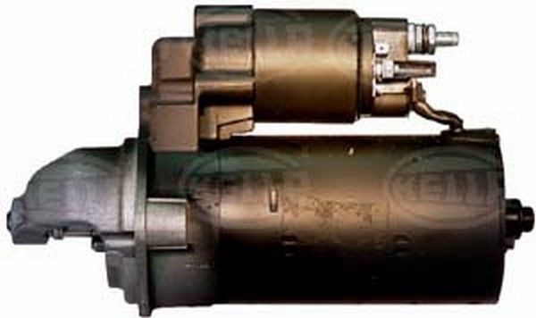 HELLA 8EA 737 184-001 Starter motor 12V, 2kW, Number of Teeth: 9,11, with 30h clamp, with 50(Jet) clamp, Ø 76 mm