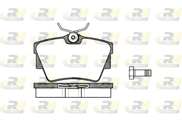 PSX259130 ROADHOUSE Rear Axle, with bolts/screws, with accessories, with spring Height: 57,4mm, Thickness: 17mm Brake pads 2591.30 buy
