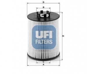 UFI 26.081.00 Fuel filter 0170780
