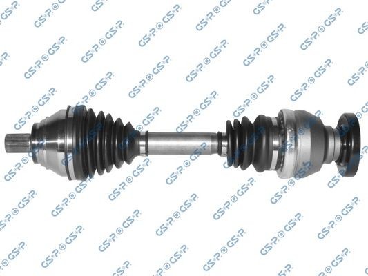 GSP 261296 Drive shaft Front Axle Left, 500mm, 6-Speed Manual Transmission, automatically operated