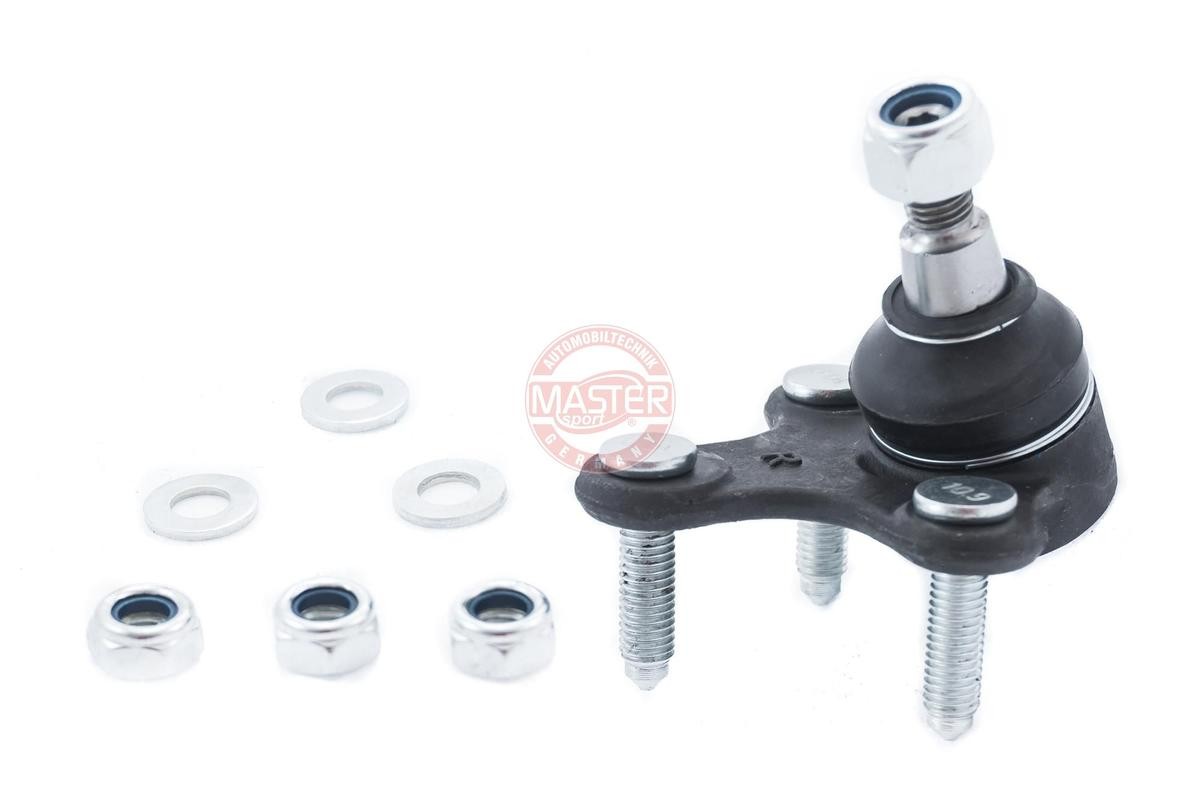26773-SET-MS MASTER-SPORT Suspension ball joint SKODA Front Axle Right, with accessories, 15,5mm
