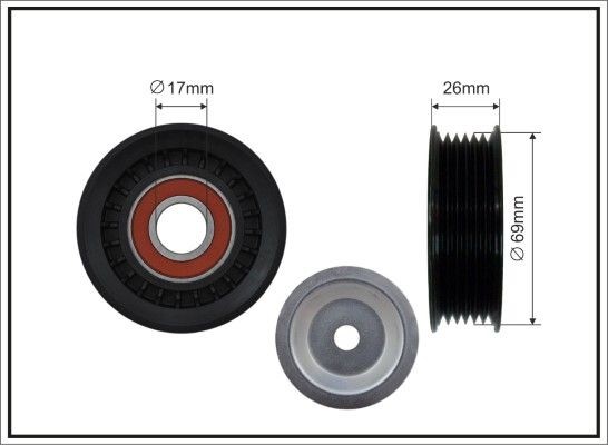 Great value for money - CAFFARO Tensioner pulley 268-00