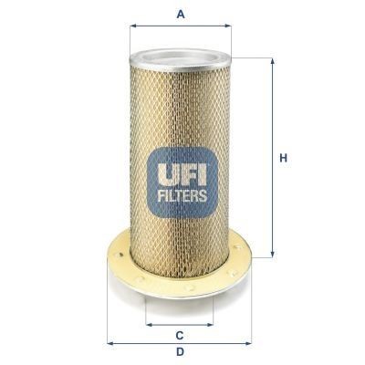 UFI 27.034.00 Air filter 1P7360