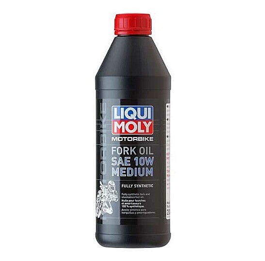 Alkuperäiset HARLEY-DAVIDSON Mopot Jousitus / vaimennus varaosat: Haarukkaöljy LIQUI MOLY Fork Oil 10W medium 2715