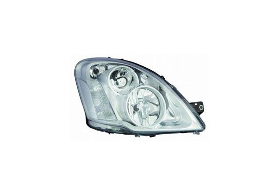 ALKAR 2746970 Headlight Right, PY21W, W21/5W, H7/H1, with daytime running light, with electric motor