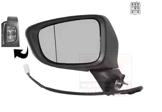 Mazda 6 Specchietto retrovisore esterno VAN WEZEL 2766807 economici