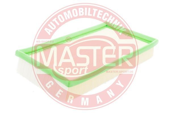 MASTER-SPORT 2774/2-LF-PCS-MS Air filter 45mm, 148mm, 267mm, Filter Insert, with auxiliary filter for crankcase ventilation